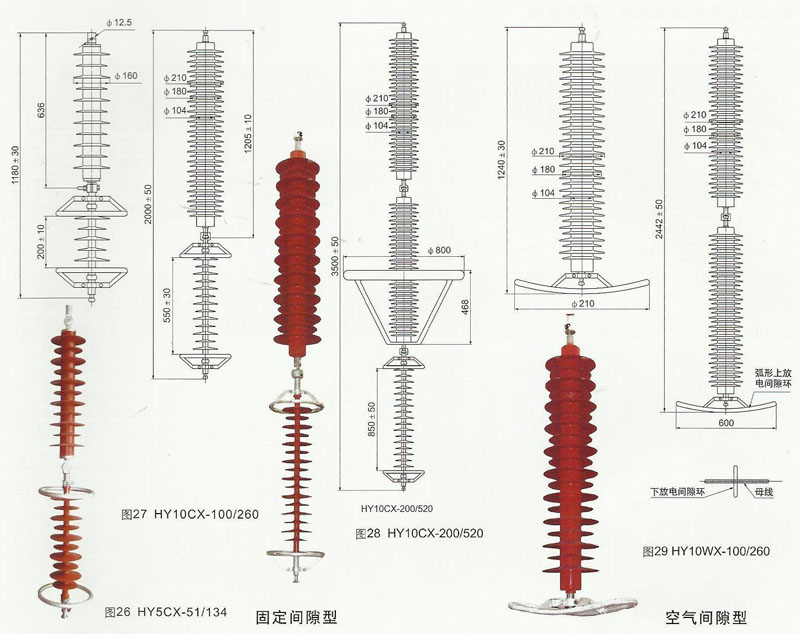 交流输变电线路用避雷器